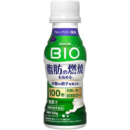 ダノン ビオ 脂肪燃焼ヨーグルトドリンク ブルーベリー風味 100g