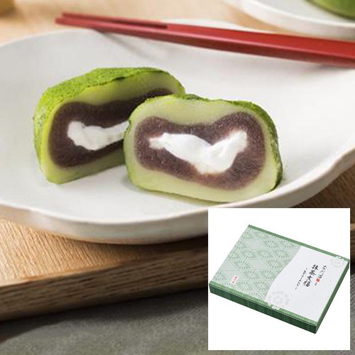 港製菓 なだ万監修 抹茶大福【冷凍】 5個入 Green Beans | グリーン