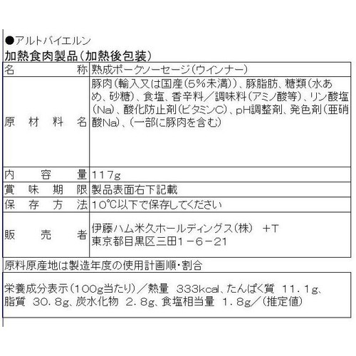 伊藤ハム お楽しみ袋 1袋
