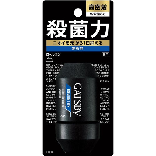 ギャツビー プレミアムタイプデオドラントロールオン無香料(医薬部外品) 60ml