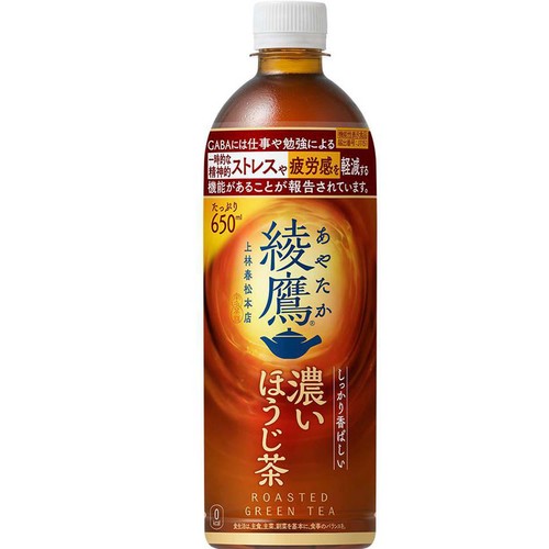 コカ・コーラ 綾鷹 濃いほうじ茶 650ml