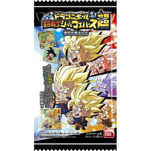 ドラゴンボール 超戦士シールウエハース超 激突の戦士たち　全32種＋GRブルマ ドラゴンボール 超戦士シールウエハース超 激突の戦士たち 20個