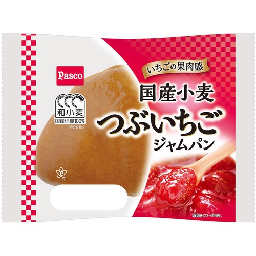 パスコ つぶいちごジャムパン 1個