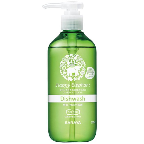 サラヤ ハッピーエレファント 食器用 グレープフルーツ 300mL