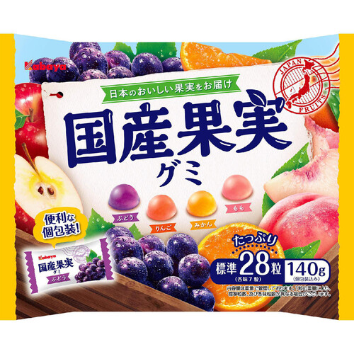 カバヤ食品 国産果実グミ 140g