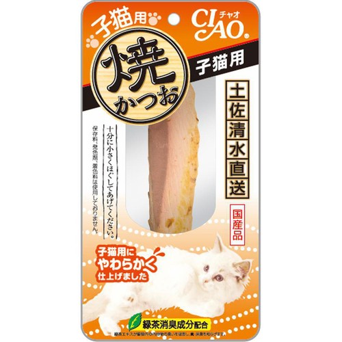 【ペット用】 いなば 焼かつお 子猫用 かつお味 1本