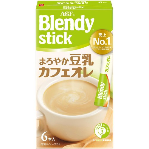 AGF ブレンディ スティック まろやか豆乳カフェオレ 6本入