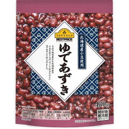 ゆであずき 430g トップバリュベストプライス Green Beans | グリーン