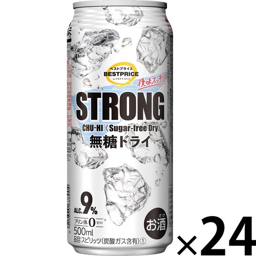 ストロング ドライ 1ケース 500ml x 24缶 トップバリュベストプライス