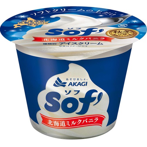 赤城乳業 ソフ 北海道ミルクバニラ 150ml Green Beans | グリーン