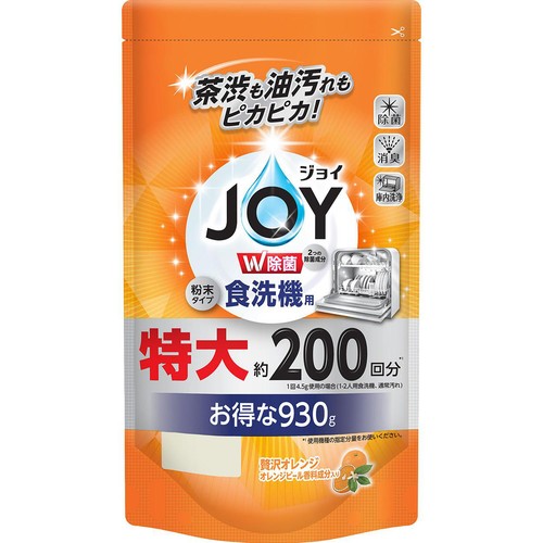 P&G 食洗機用洗剤 ジョイ オレンジピール成分入り 詰替特大 930g