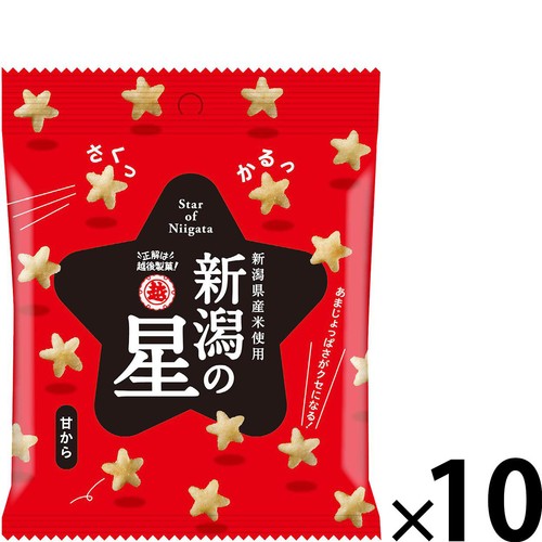 越後製菓 新潟の星 甘から 1ケース 40g x 10袋入