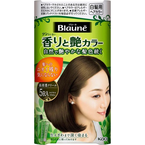 花王 ブローネ 香りと艶カラー クリーム 5RA ロイヤルブラウン 80g