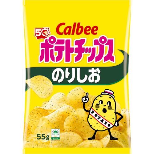 カルビー ポテトチップス のりしお 55g