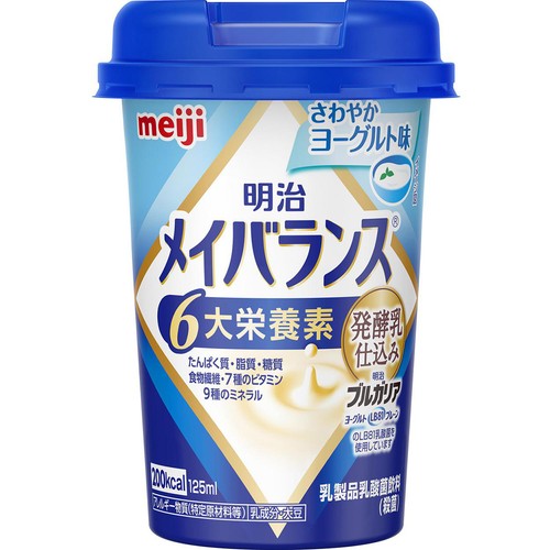 明治 メイバランスMiniカップ さわやかヨーグルト味 125ml