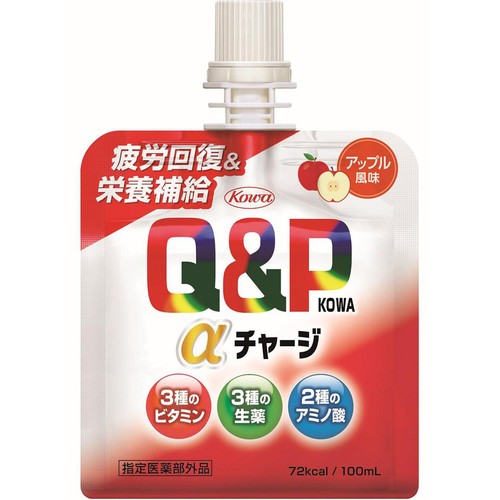 コーワ 【指定医薬部外品】キューピーコーワαチャージ アップル風味  100ml x 6個