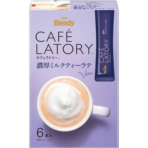 AGF ブレンディカフェラトリースティック 濃厚ミルクティーラテ 6本入