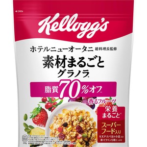 日本ケロッグ 素材まるごとグラノラ 脂質70%オフ 350g Green Beans