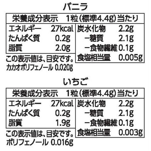 スウィーフィーホイップクリームチョコレート バニラ&いちご 26粒