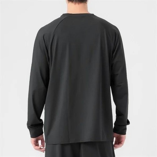 EXセリアント ウェア ルームウエア (ルーム長袖Tシャツ) 紳士 クロ L トップバリュ