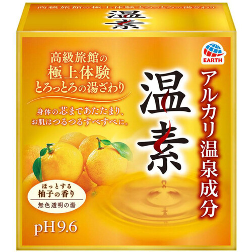 アース製薬 温素入浴剤 柚子の香り 30g x 15包