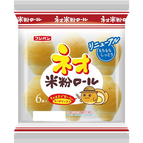 フジパン ネオ米粉ロール 6個入