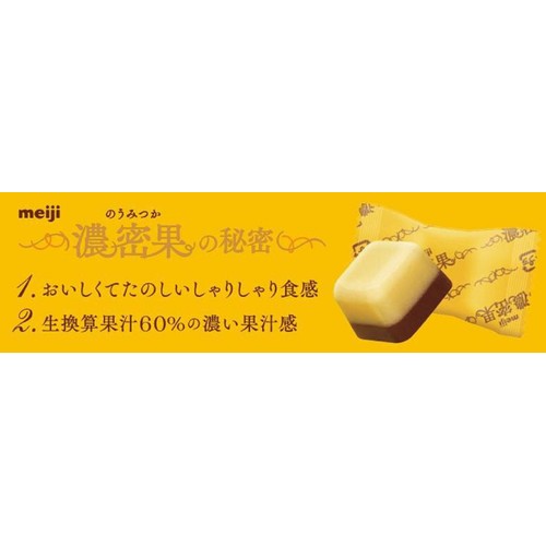 明治 濃密果 しゃりしゃり林檎 10粒入 (32g)