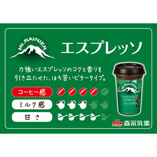 森永乳業 マウントレーニア カフェラッテ エスプレッソ 240ml