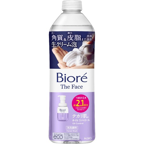 花王 ビオレ ザフェイス 泡洗顔料 オイルコントロール b つめかえ用 340ml