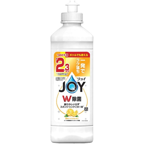 P&G ジョイ W除菌 食器用洗剤 贅沢シトラスレモン キャップ付き つめかえ用 300mL