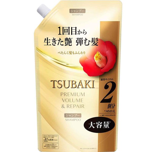 ファイントゥディ ツバキ プレミアムボリューム&リペア シャンプー つめかえ用2個分 600mL