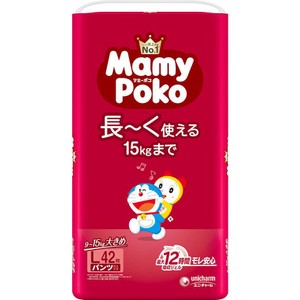ユニ・チャーム マミーポコパンツ ドラえもん L(9～15kg) 42枚 Green