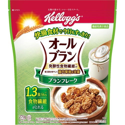 日本ケロッグ オールブランブランフレーク 270g Green Beans