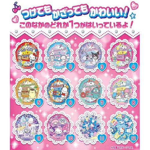 ちゃお big 缶バッジ 食玩王国オフィシャルウェブサイト サンリオキャラクターズ キラキラ