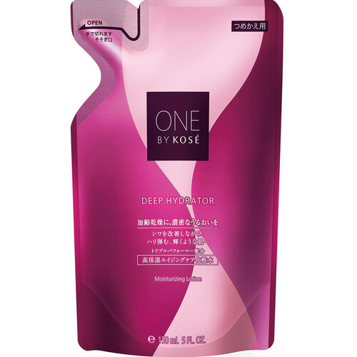 ONE BY KOSE ディープハイドレーター 薬用化粧水 つめかえ用 150mL