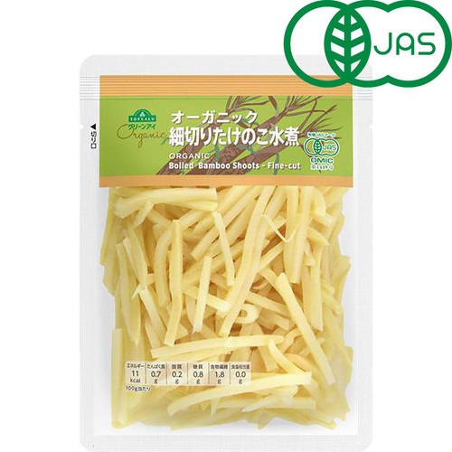 オーガニック細切りたけのこ水煮 105g トップバリュ グリーンアイ
