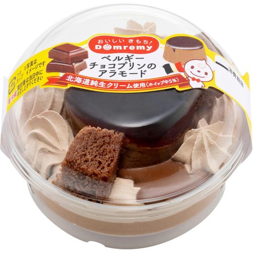 ドンレミー ベルギーチョコプリンのアラモード 1個