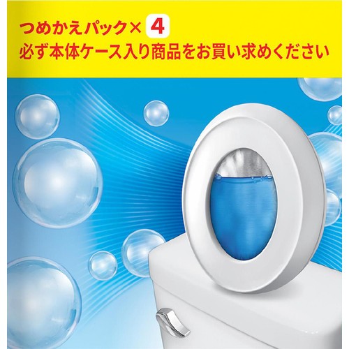 P&G ファブリーズ 消臭芳香剤 トイレ用 ブルー・シャボンの香り つめかえパック 4回分