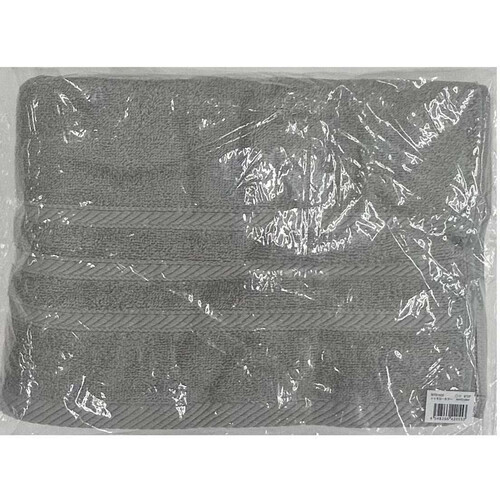 オーガニックコットン バスタオル 2枚セット 約60 x 120cm グレー