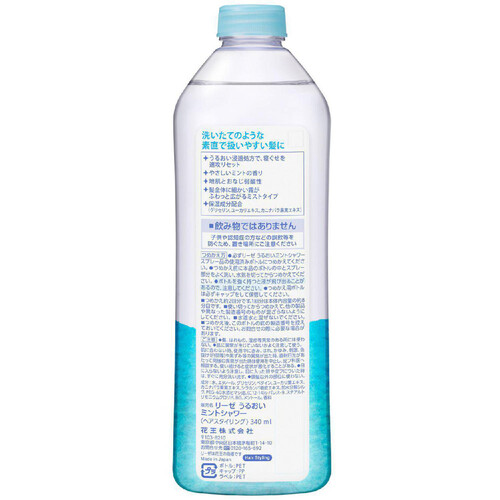 花王 リーゼ うるおいミントシャワー つめかえ用 340ml Green Beans