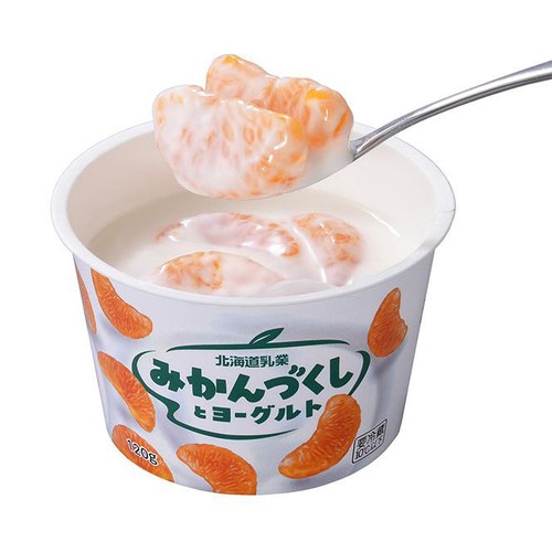 ヨーグルト 北海道乳業 みかんづくしとヨーグルト 120g Green Beans | グリーン