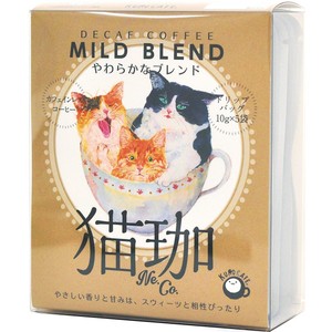 ノーイン デカフェ猫珈やわらかなブレンド 5個入 Green Beans