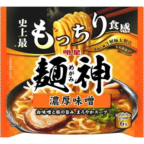 明星 麺神 濃厚味噌 115g