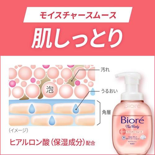 花王 ビオレ ザ ボディ 泡タイプ モイスチャースムース つめかえ用  740ml