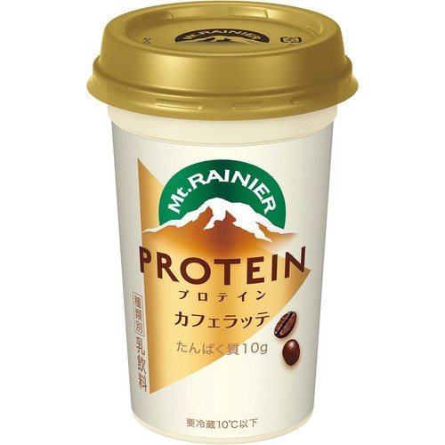 森永乳業 マウントレーニア プロテイン カフェラッテ 240ml Green
