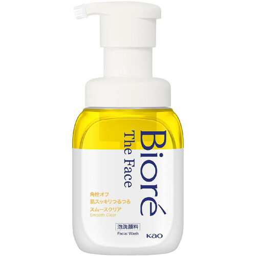 花王 ビオレ ザフェイス 泡洗顔料 スムースクリア 本体 200ml