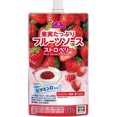 ディズニー フルーツソース ストロベリー 185g トップバリュ Green