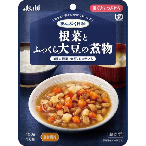 アサヒグループ食品 まんぷく日和 根菜とふっくら大豆の煮物 1人前