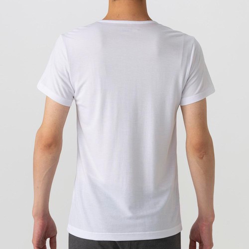 PEACE FIT(ピースフィット) COOL 半袖Vネックシャツ 紳士 シロ 2XL トップバリュ
