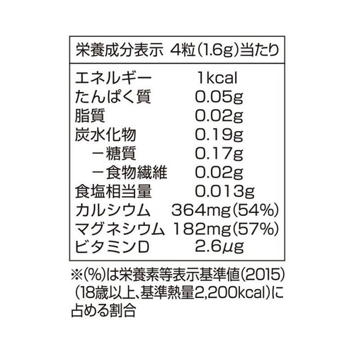 カルシウム&マグネシウム 60日分 240粒 トップバリュ